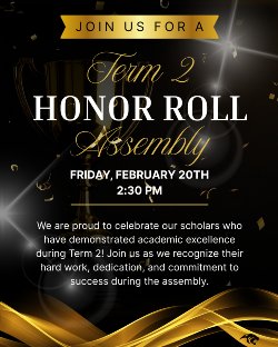 HonorRoll Assembly Flyer